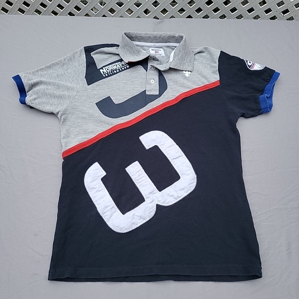 Geographical Norway Expedition Team Sailing Crew Polo Shirt XXL Preowned